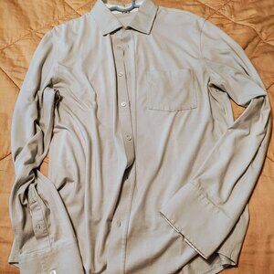 Kit + Ace tech dress shirt light blue men's size large (slim fit)